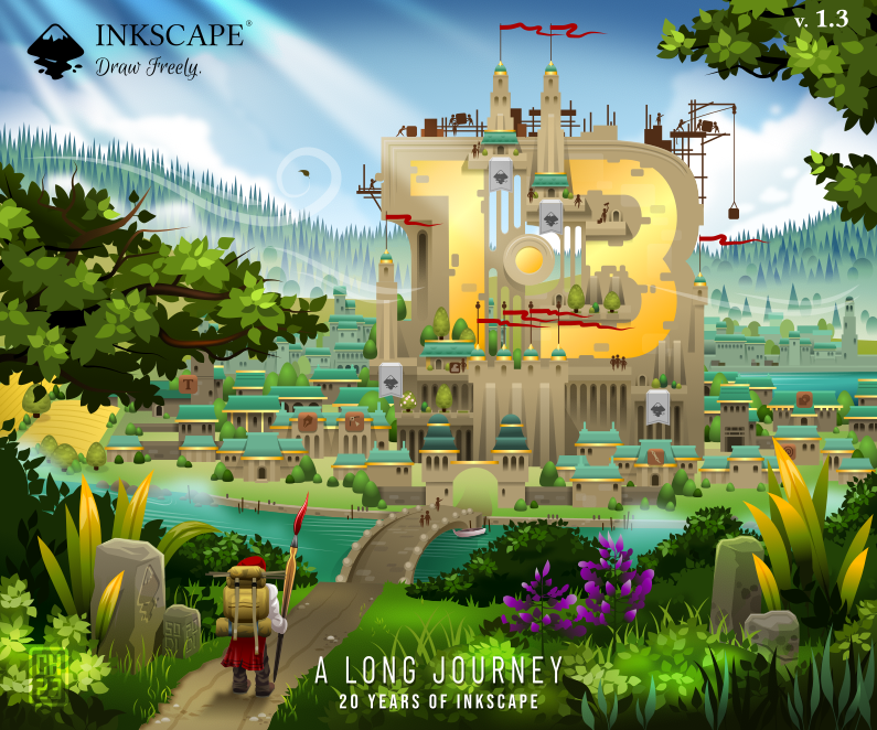 SpriteAttack's tweet image. It&apos;s  done... 2500+ objects make up my 2nd entry for the Inkscape About Screen contest. 
inkscape.org/~SpriteAttack/…
 
#ArtWithOpenSource  #InkscapeChallenge #Inkscape #opensource #aboutscreen