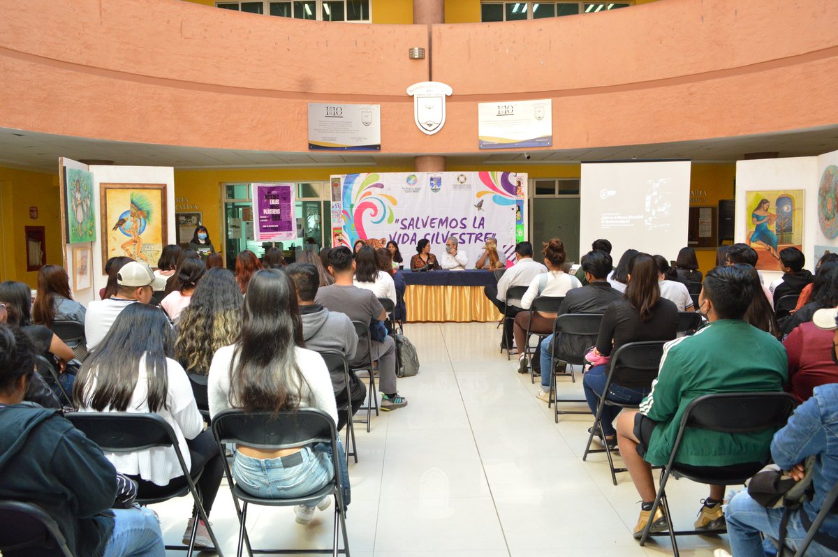 PROPAEO_OAX's tweet photo. En representación de la #PROPAEO la Coordinadora @gbmexicano_ asistió al Foro "Salvemos la vida silvestre" organizado por la @UABJO y la Red Global de Jóvenes por la Biodiversidad Capítulo #México. Es muy alentador saber que la juventud se ocupa por el cuidado del ambiente. https://t.co/U6UvC10Iah