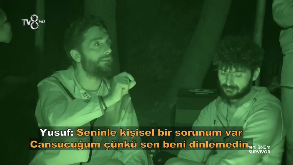 MuzikveTV's tweet photo. Cansu sana helal olsun bu erkeklere karşı susmadığın için. Yusuf sen bu yukardan bakışlarınla büyük eksiye düştün haberin olsun. Kürşat sen zaten büyük hayal kırıklığısın. 
#Survivor2023 https://t.co/7qdX6GypOp
