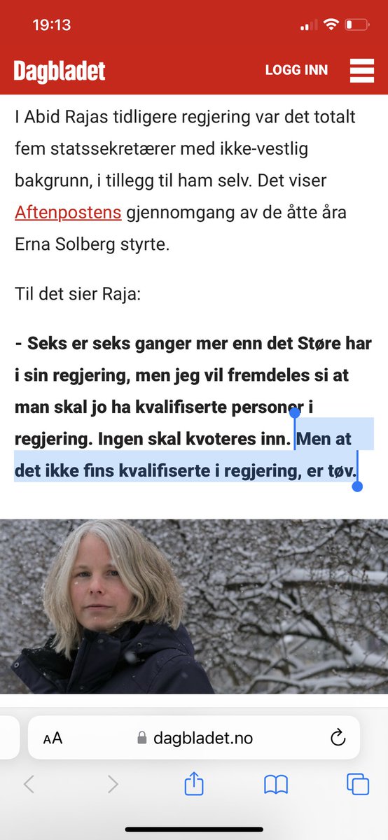 Denne norsken i saken må også <a href="/dagbladet/">Dagbladet</a> selv ta ansvaret for ass.