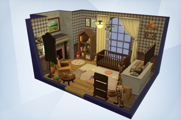 SarahLaCroixSim's tweet photo. Cozy Traditonal #BaseGame nursery for #TheSIms4 #infants update. #ShowUsYourBuilds #SarahLaCroix #SarahLaCroixSims https://t.co/RemC0cSkos