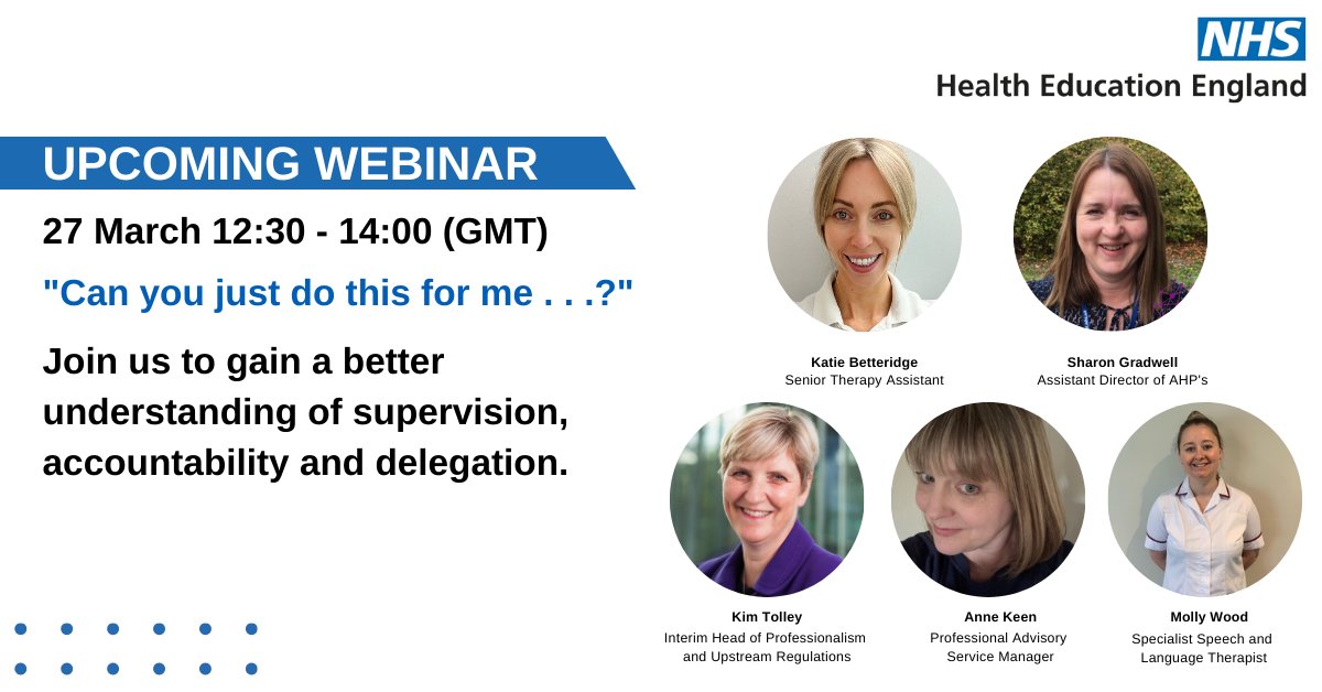 So excited about this webinar, less than 2 weeks to go, I hope you are able to join us👇👇 @NaomiMcVey @SuraiyaHassan1 @annetuc_ot @theRCOT @The_HCPC @gradwell_sharon @KatieBetteridg6