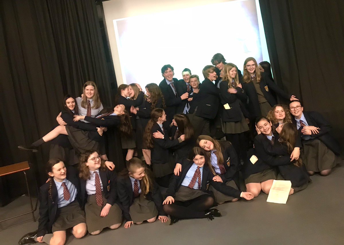 RangeHighDrama's tweet photo. Great rehearsal with this lovely lot tonight! #drama#panto#charactercatwalk https://t.co/s6CSMT9yYz