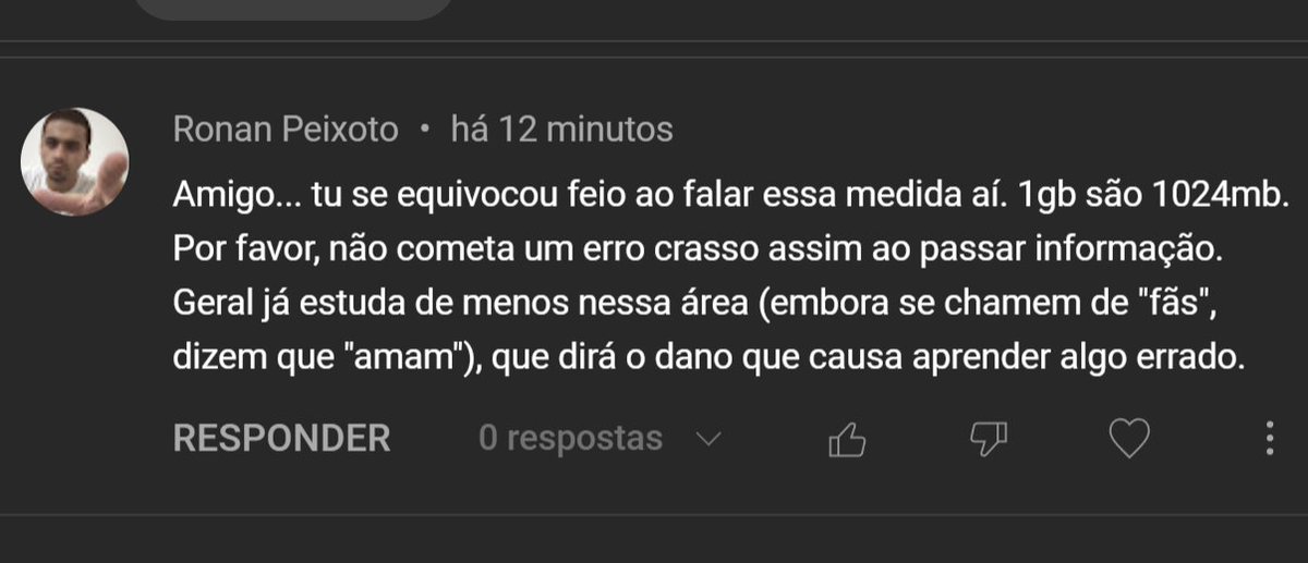 🚨GRAVE: 18 familias morrem apos todinho falar que 1gb tem 1000mb ao inves de 1024mb