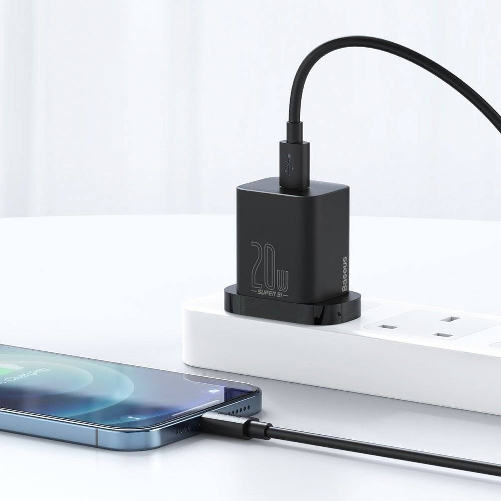 هل تبحث عن شاحن سريع وموثوق؟ تقدم Baseus Super Si Quick Charger 1C. 

يدعم الجهاز تقنيات الشحن السريع: Power Delivery 20 W و Quick Charge 3.0 التي تعتمد عليها الهواتف والأجهزة اللوحية من Apple و Xiaomi و Huawei و Samsung

متوفر الان بسعر :10.000😍🤝