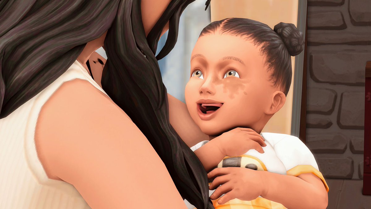 I think they’re both happy that an infant magically appeared from nowhere 🫣🫢. Look at her little gummy smile 🥹🥹