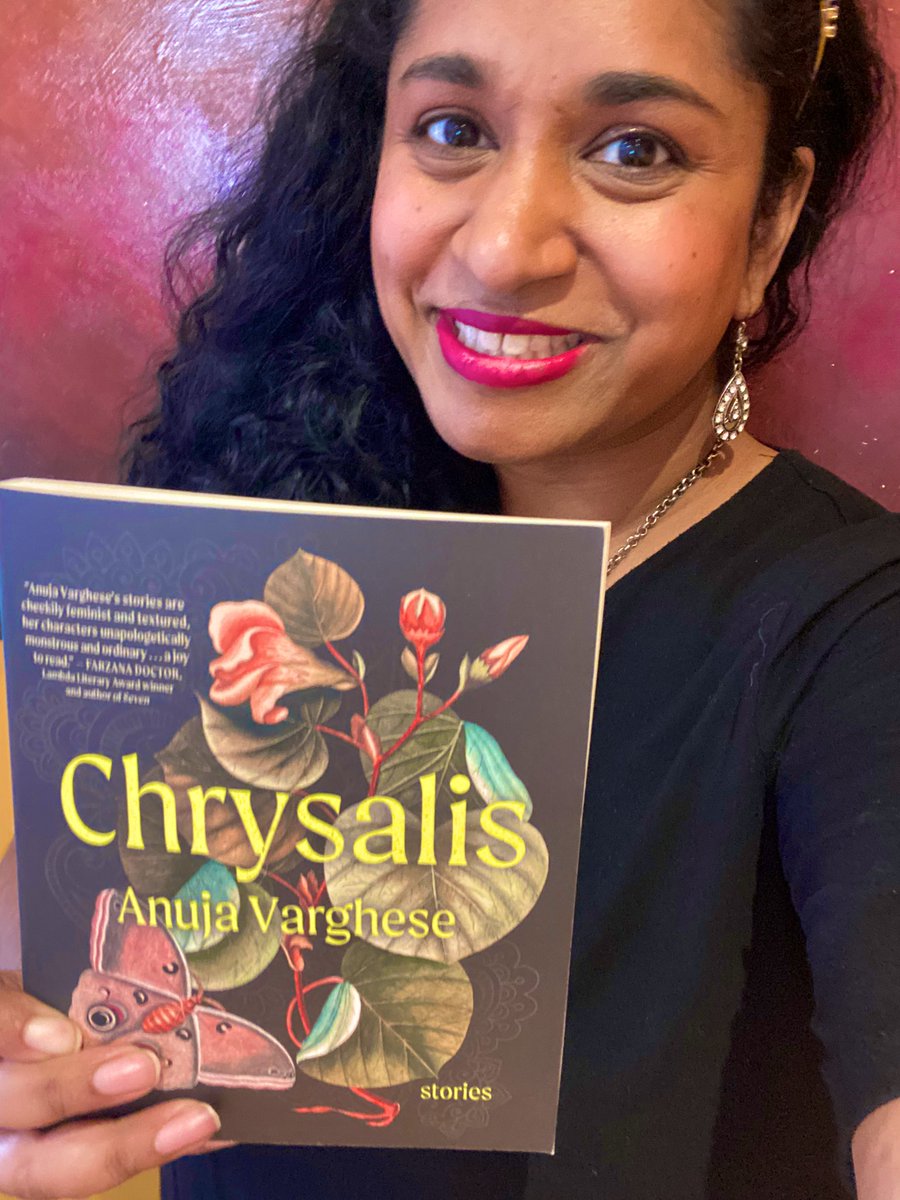 Anuja_V's tweet image. HAPPY BOOK BIRTHDAY, CHRYSALIS!
📖🎉🥳🍾📖
So grateful to @HouseofAnansi for bringing my first book into the world. 
Chrysalis is out now, everywhere you buy books. #2023Debuts