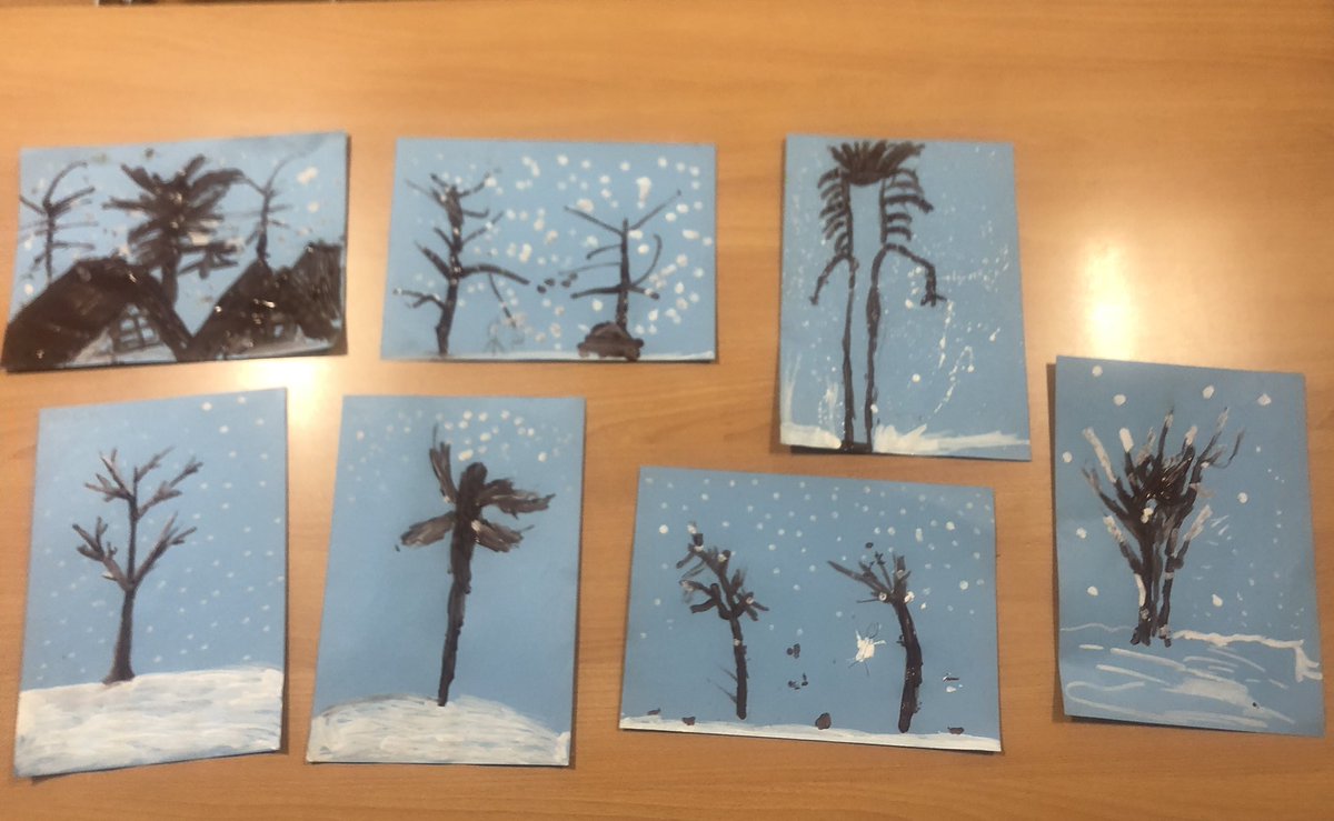 LGS_Art's tweet photo. 1ES taking advantage of the snowy scenes outside our window today. Look at the beautiful work they produced! @LGS_1183 https://t.co/oe4KqByUFM