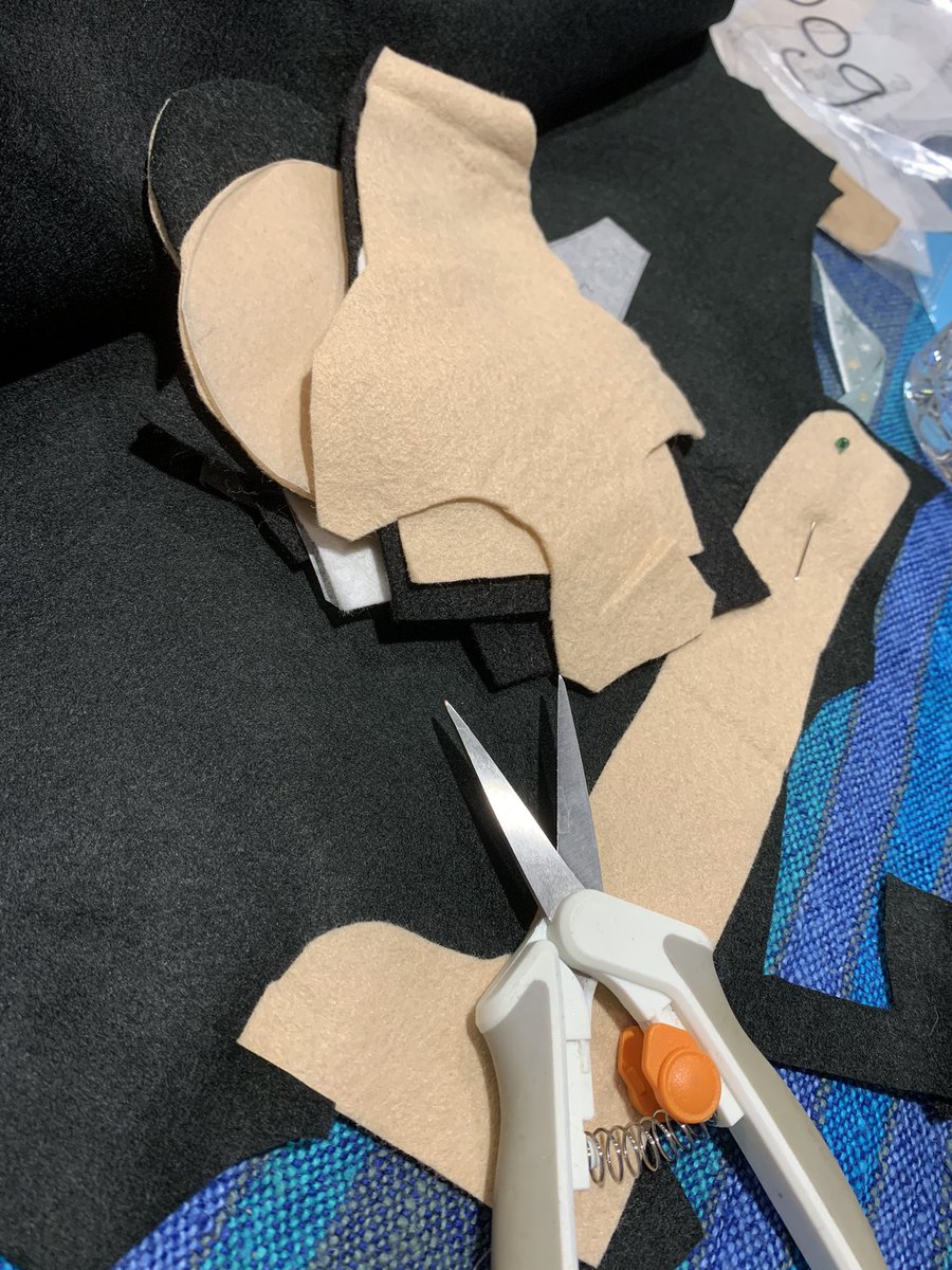 paulinedaniels's tweet photo. I’m making another Roo Roo as the original one needed to be washed and by mistake was put in a washing machine.! The owner is having a double mastectomy next month and as she can’t take her Roo Roo into hospital she will take her #granimal instead.! https://t.co/T5jLrxZKMr