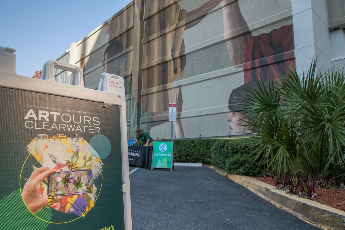 Access3DLab's tweet photo. We had a great time last week in Downtown Clearwater and at the Market Marie! Thank you so much to everyone that made it out! If you missed the ARTours Clearwater launch last week, you can still download the app and take your own self-guided tour. https://t.co/1lkGBHMHth