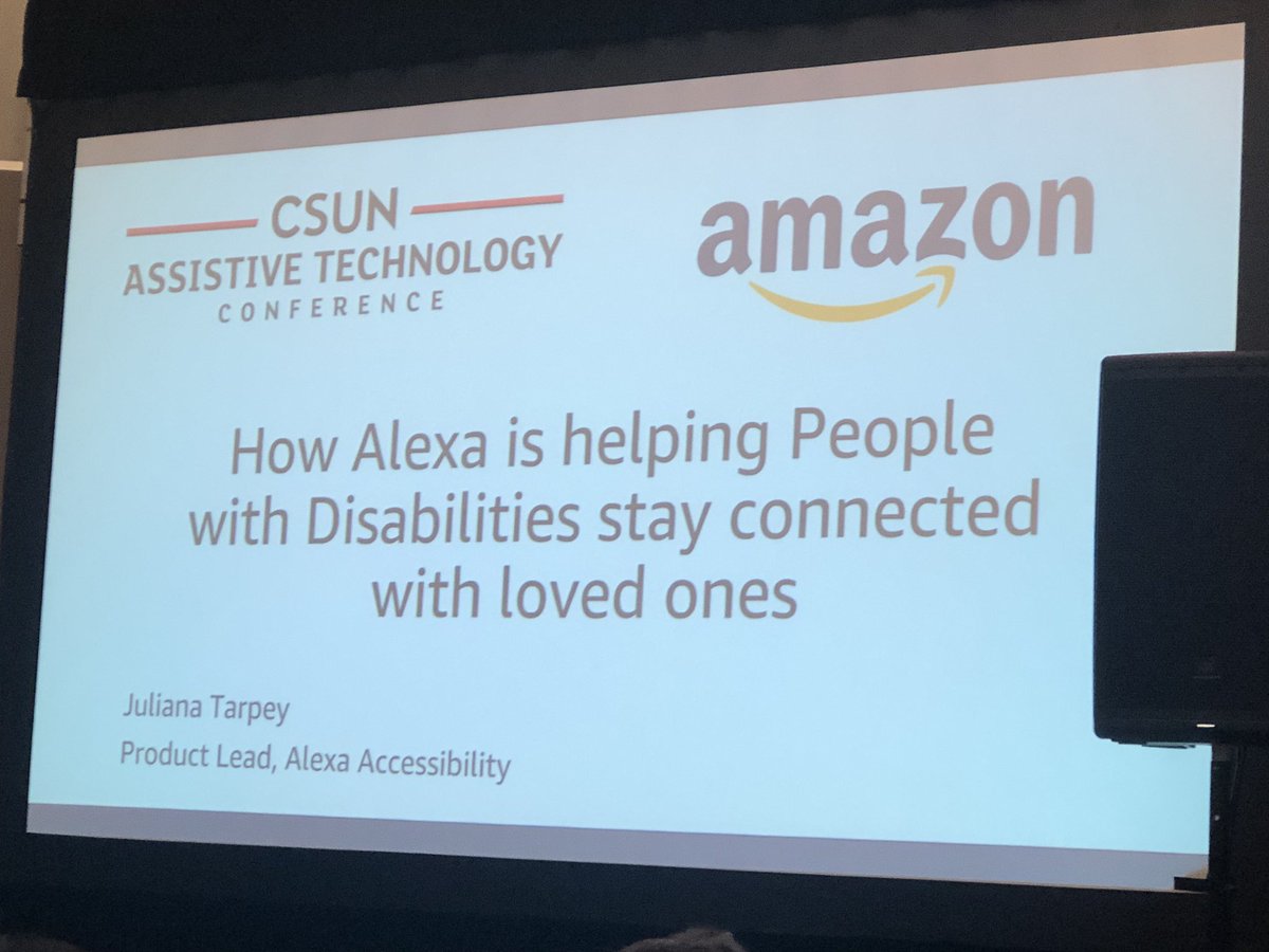 Raeda_Anderson's tweet image. Excited to learn from @amazon about using #Alexa to facilitate connections between loved ones #CSUN2023