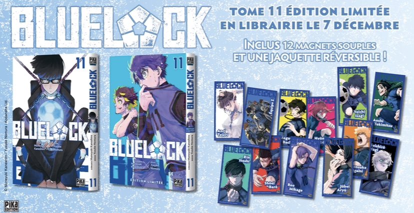 Kaiserx101's tweet photo. C’est un peu la hess on fait donc avec les moyens du bord..
2 TOMES DE BLUE LOCK A GAGNER AU CHOIX ( T1-T12+ T8 COLLECTOR)

Pour participer : 
➡️ FOLLOW @ShadowElKaiser 
➡️RT + LIKE CE TWEET
➡️Mentionnes un ami !
Tirage au sort le 23/03 ! https://t.co/Jgn7235IqN