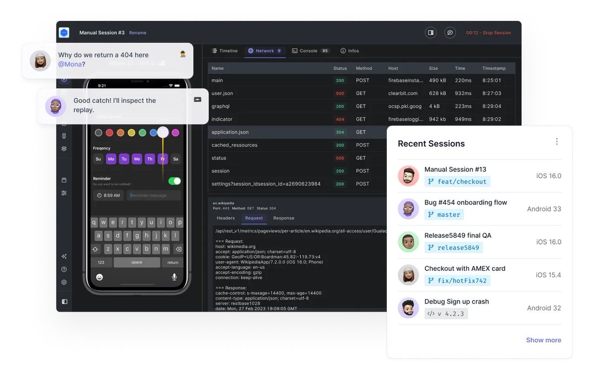 Waldo Sessions launched as the #1 developer tool on <a href="/ProductHunt/">Product Hunt 😸</a> last week.

See for yourself why #MobileApp developers are so excited about this offering! 

buff.ly/3ZNG7is