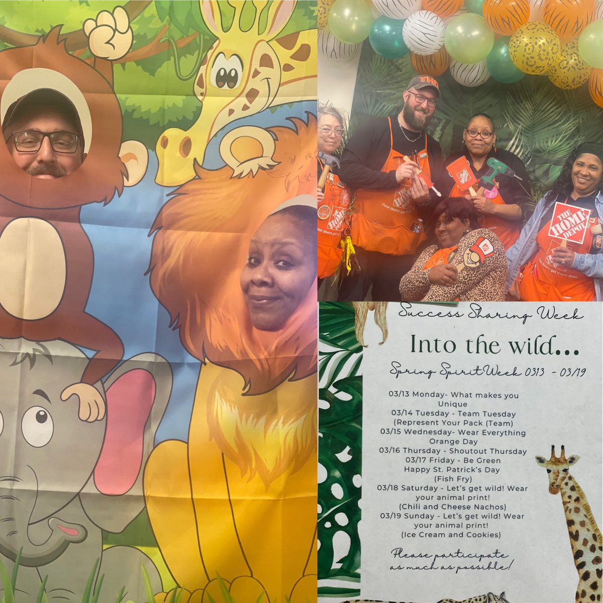 #SpringSpiritWeek #TeamTuesday #SuccessSharingWeek #ChalmetteChampions ….Into the wild… <a href="/musclecar100/">Paul john</a> <a href="/TonjesBetty/">Betty Tonjes</a> <a href="/lakethiasalgue1/">lakethia salguera</a> <a href="/ChadDantin/">Chad Dantin</a> <a href="/Jacobhomedepot/">Jacob Lutes</a> <a href="/HDDistrict132/">Home Depot D132</a>