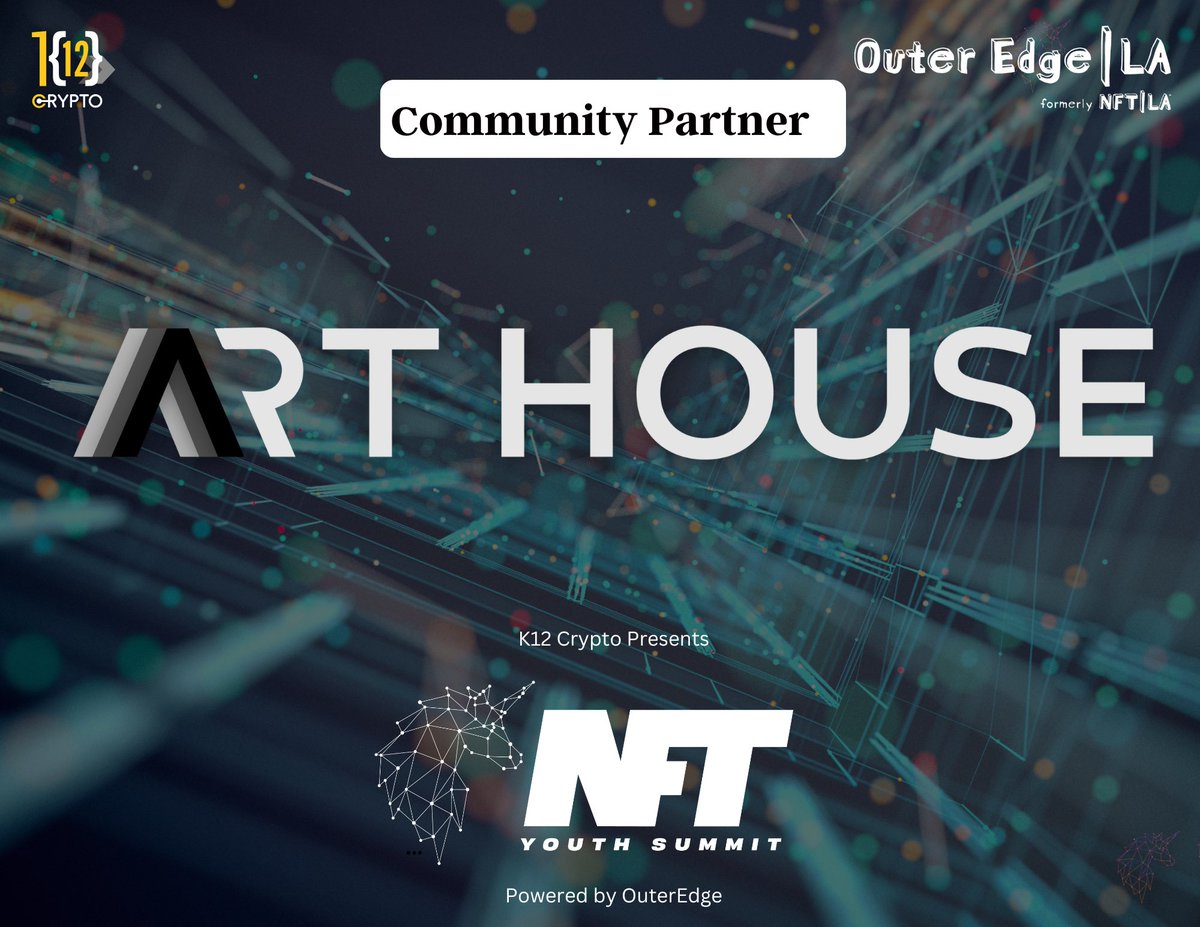 🚨 Community Partner 🚨 Thank you to <a href="/arthouse_ar/">Art House</a> and <a href="/justfred_ar/">Justin Fredericks</a> for bringing a revolutionary experience to our students tomorrow! #Web3 #AugmentedReality