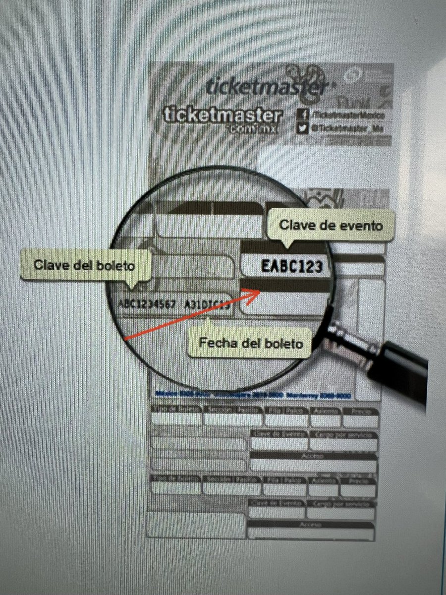 JorgeArriaga's tweet photo. Hola @ServicioTM quiero facturar varios eventos para este mes pero en su página no me válida la CLAVE DEL EVENTO, me pueden invocar como se ingresa, ya que sigo la instrucción de su imagen y no se puede. Gracias https://t.co/vfTfkk0Fod