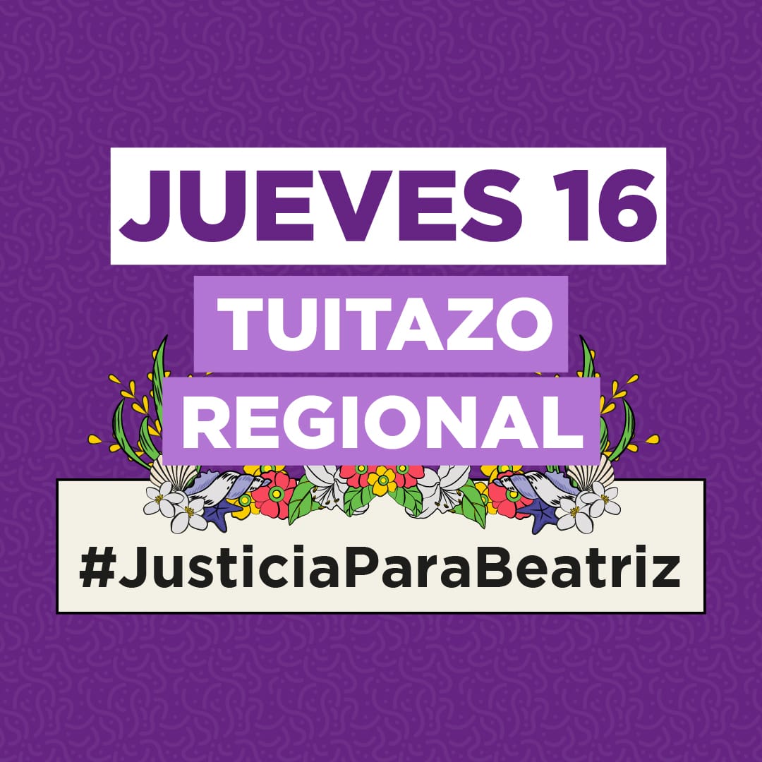 👩🏽💚 Tuitazo regional #JusticiaParaBeatriz

Desde 2013, Beatriz conmovió al mundo al alzar su voz exigiendo su derecho a vivir. Diez años después de que se le impidiera la realización de un aborto terapéutico, la búsqueda de justicia traspasa fronteras. 🌍🌈

sigue 👇