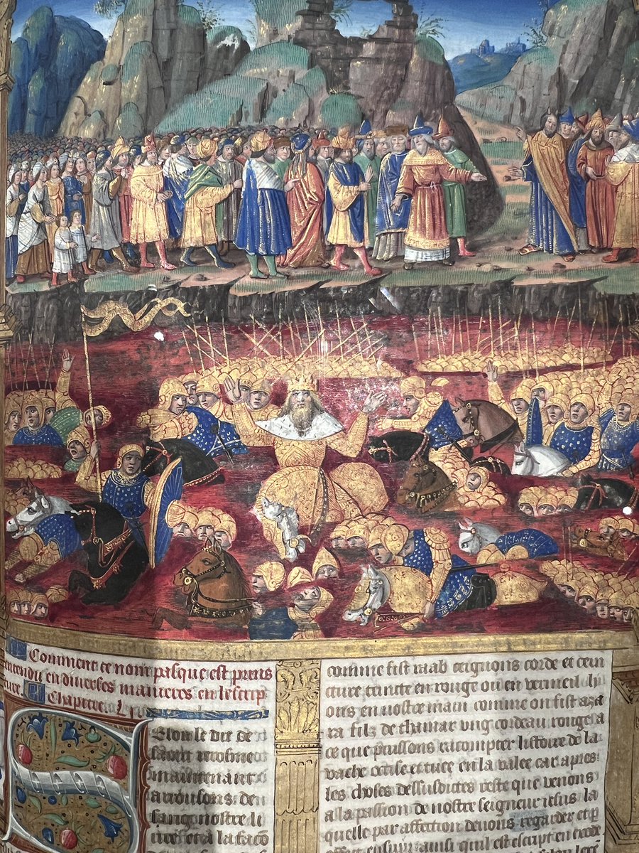 Day 1 <a href="/TEFAF/">TEFAF | The European Fine Art Foundation</a> my colleague spoke with dealers about medieval manuscripts, I took pics of shit that would look good as metal cover art. #tefaf