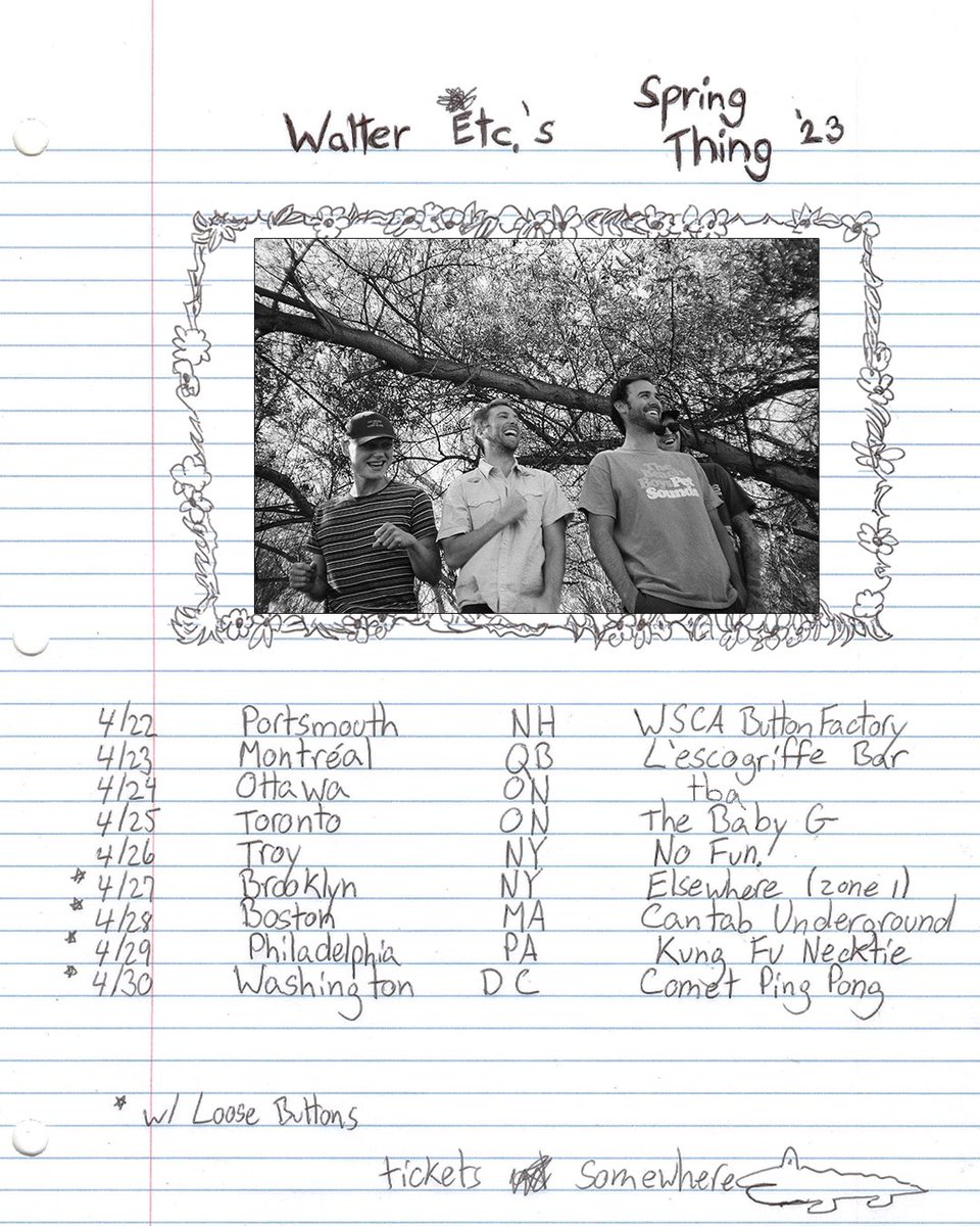 do you wanna play tambourine in our band for this tour? hmu fr