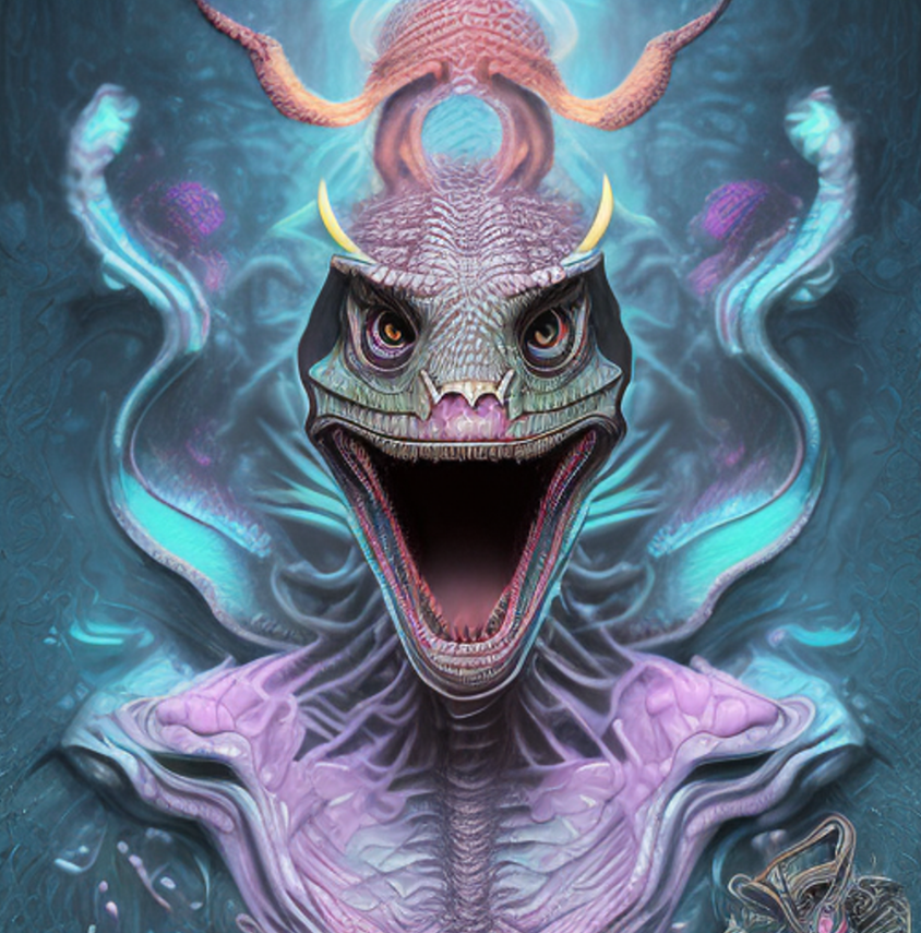 Alicuecano_'s tweet photo. Hi @generaitiv this is my last entry for #LizardWizard !
This lizard can give you 3 wishes, but be carefull what you whish!

Done with Openjourney V4. 

Name: 3 Wishes Lizard

https://t.co/jPLHOHJ8ht https://t.co/A7dwW9TnnX