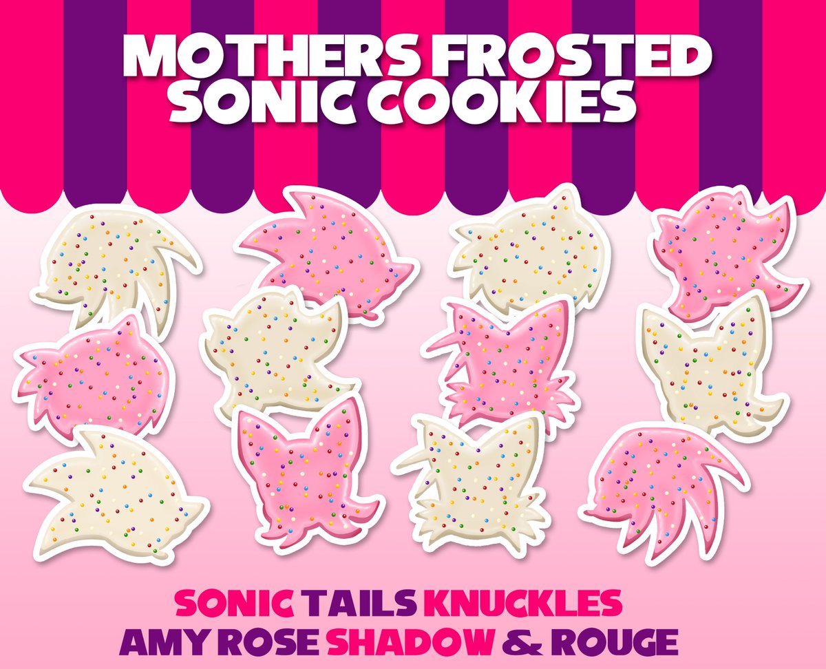 Gotta munch fast! Fun frosted cookie stickers: etsy.com/listing/143856… #sonic #sonicthehedgehog #frostedcookie #sumofzed
