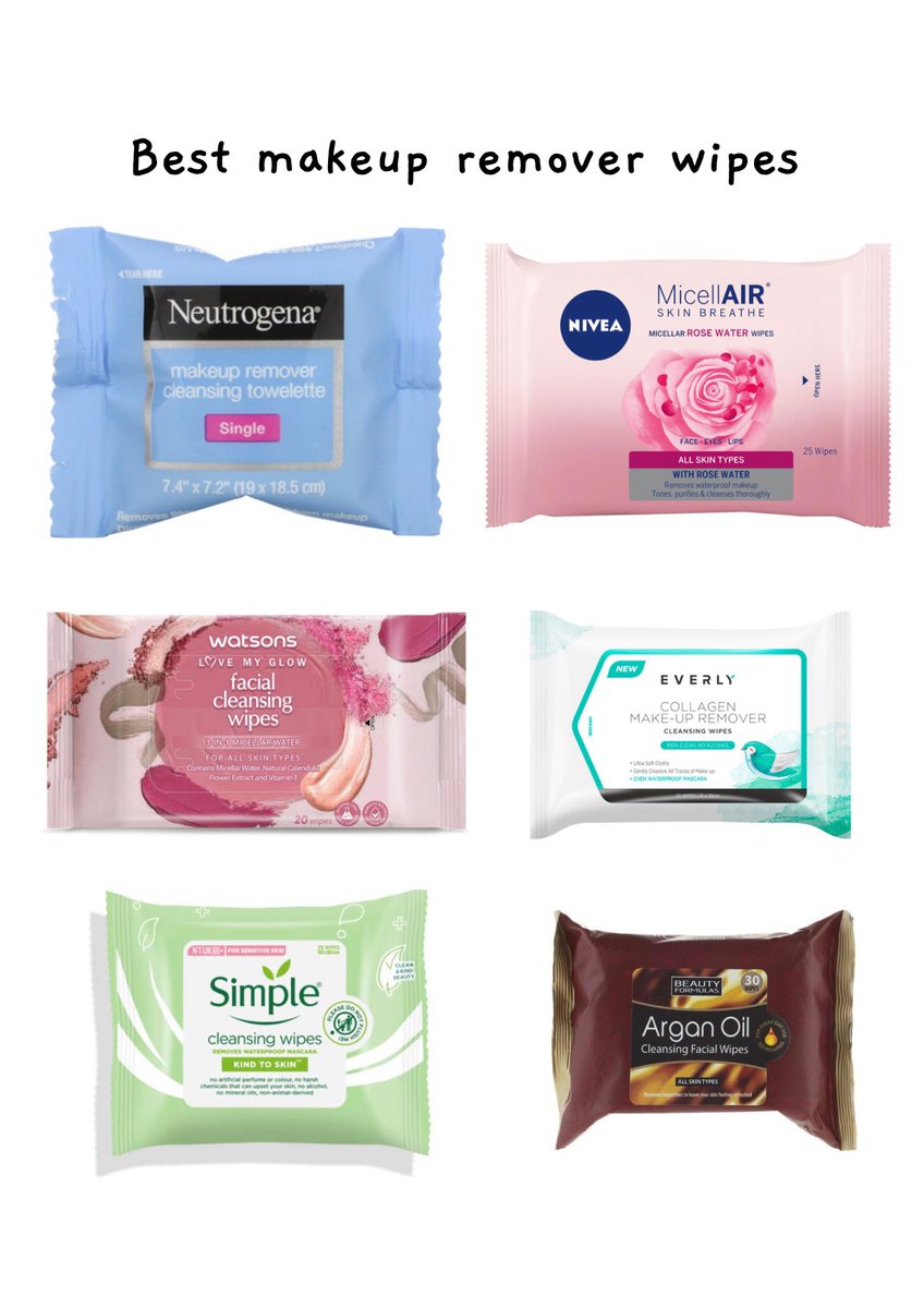 ezzahnor's tweet photo. Top 10 best makeup remover wipes.

-A thread https://t.co/O546L7JwbO