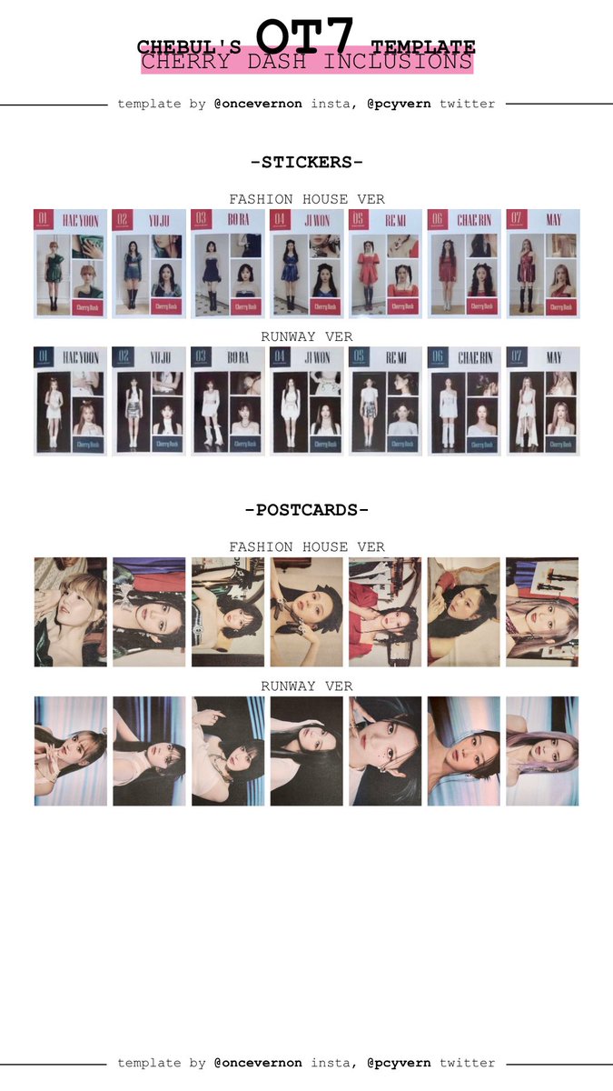 completed the cherry bullet cherry dash album inclusions and