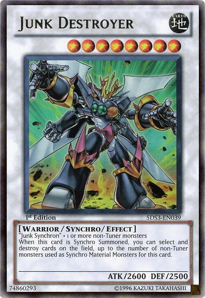 every_ygocard's tweet photo. Junk Destroyer https://t.co/cLCi11ySXZ