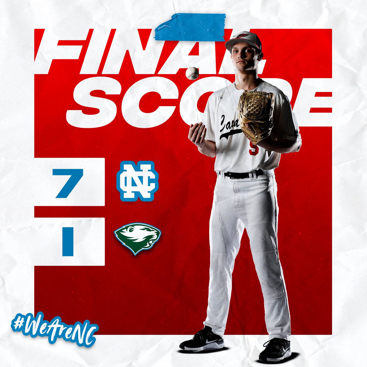 Now the all-time leader in career wins for <a href="/nccbaseball/">NCC Baseball</a>, Luke Lamm earned his 27th career win on the mound today as the Cardinals defeated Babson, 7-1! Lamm struck out seven while allowing one run over his seven innings. 

📰: bit.ly/3YTw6id

#WeAreNC #W2W #d3baseball