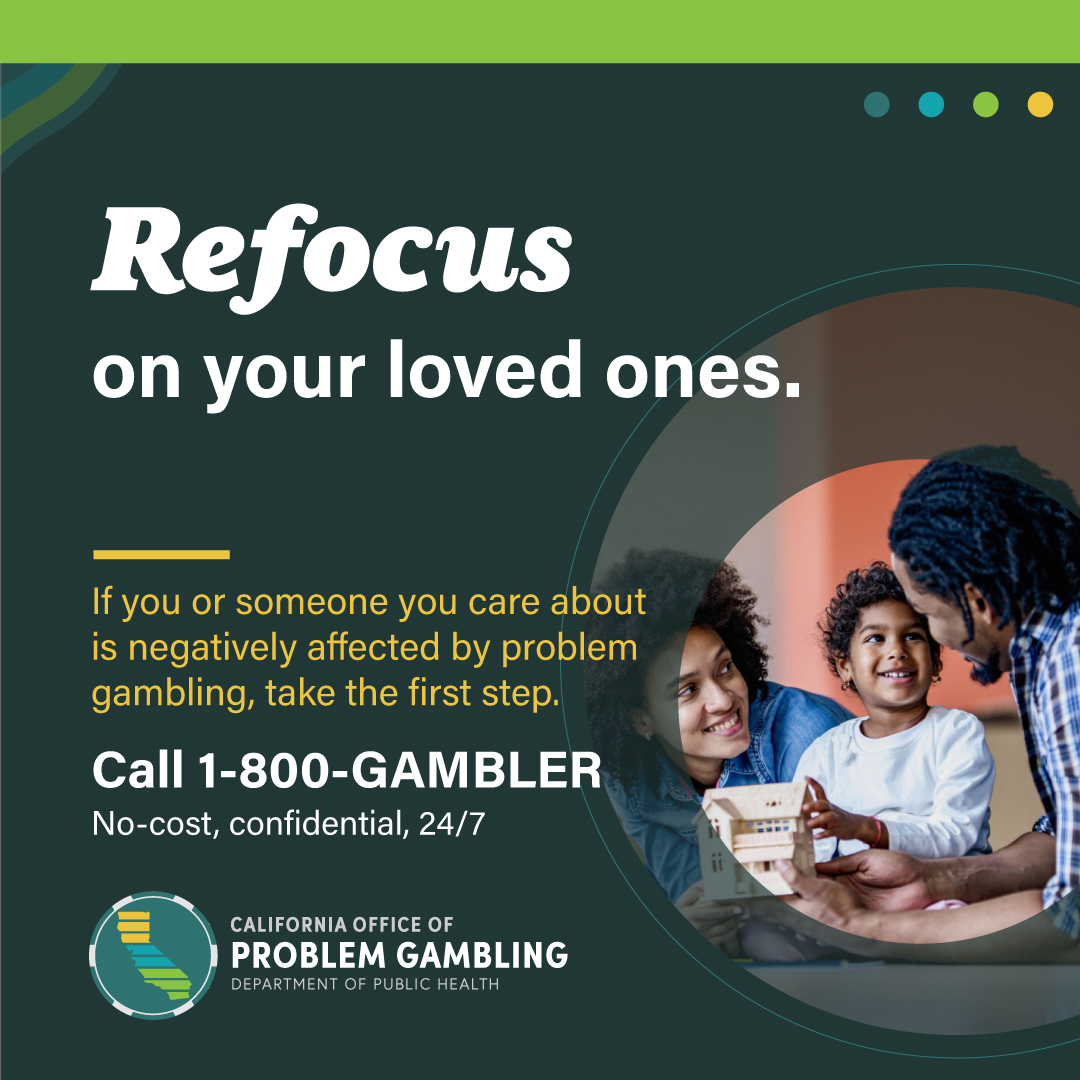 Betting On Our Future would like to remind that help is available. Reach out to 1-800-GAMBLER if you are dealing with problem gambling. #BettingOnOurFuture #PGAM