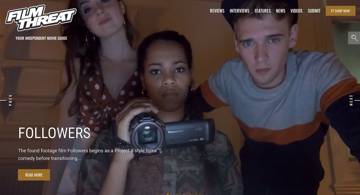 “…medium Becky believes something sinister is coming after the roommates.” Bobby LePire sees the eerie cost of gaining Followers.
filmthreat.com/reviews/follow… #SupportIndieFilm #Followers #Horror