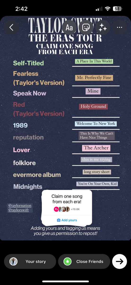 Here’s mine @taylornation13 @taylorswift13 | #erastour #tstheerastour #taylurking #taylorswift #MidnightsTaylorSwift #SantaClaraTSTheErasTour