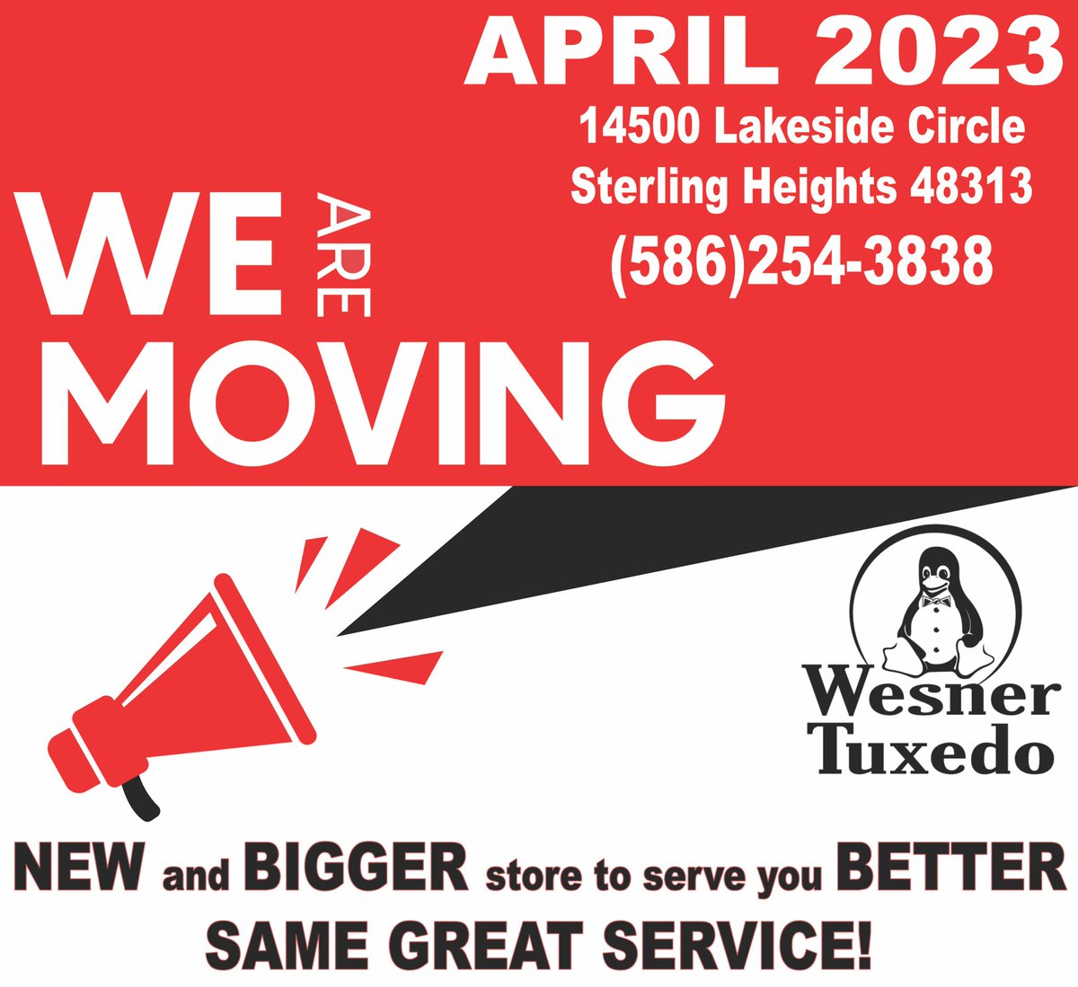 Wesner Tuxedo tweet media