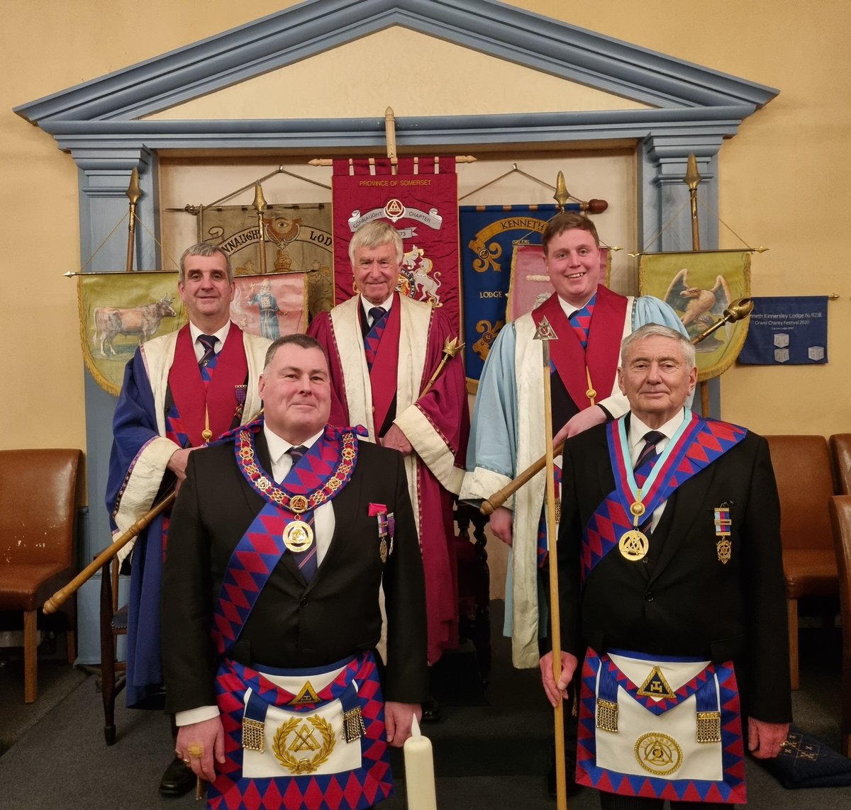Michael86611903's tweet image. What a super Chapter installation at Midsomer Norton, Connaught Chapter. My first visit and hopefully not my last.  What a great bunch of Companions. @PGCSomerset