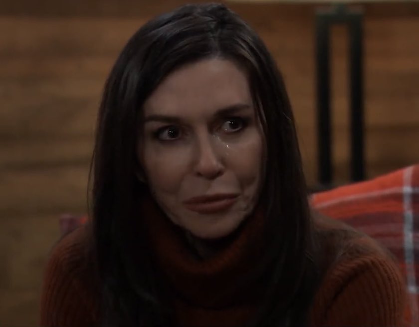 Kat_347's tweet photo. Ladies and gentlemen, the Queen of the single tear🙌👑🙌 #Fin38 #TheAnnaDevane #NobodyCriesBetter #gh60 https://t.co/vwLlVVZdth