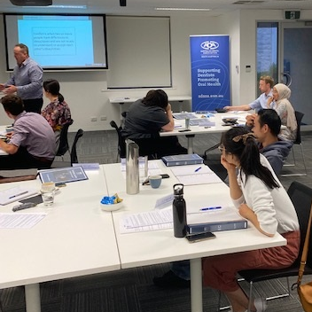 ADASouthAus's tweet photo. Emerging Leaders Professional Program participants took part in a 'Conflict Management' workshop conducted by Brendan Hocking from Building Better People. A night full of information and knowledge. @EnvistaCorp https://t.co/xIgqzs0SKE