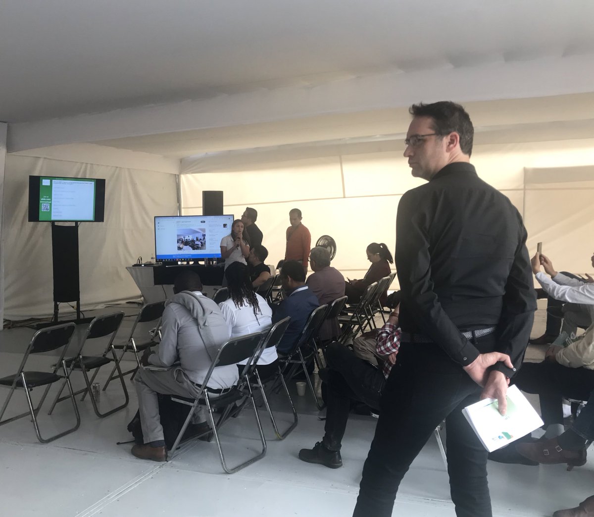 CIMMYTLegal's tweet photo. The CIMMYT Legal Department in the Marketplace at the #ScienceandInnovationWeek @CIMMYT #CIMMYTStrategy2030 https://t.co/WY5oWddsrV