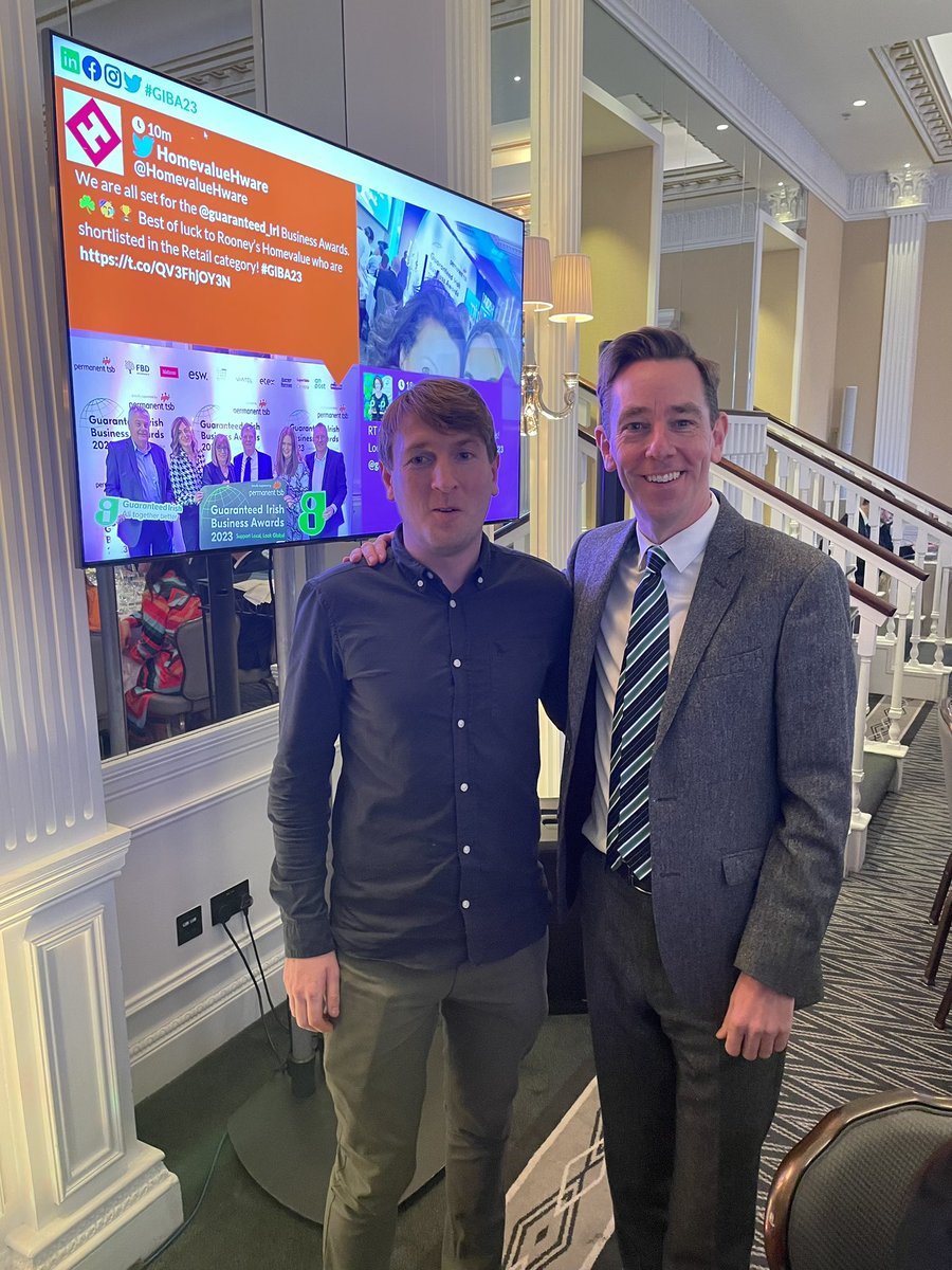 Viv_Gleeson's tweet photo. A fantastic afternoon at the @guaranteed_irl Business Awards 2023 in @theshelbourne. Delighted to attend with my client @VivaGreenGroup nominated for three awards. Congratulations to all the winners and finalists. A brilliant event championing #IrishBusiness 👏 #GIBA23 #TruEco https://t.co/PMNTjpv5fn