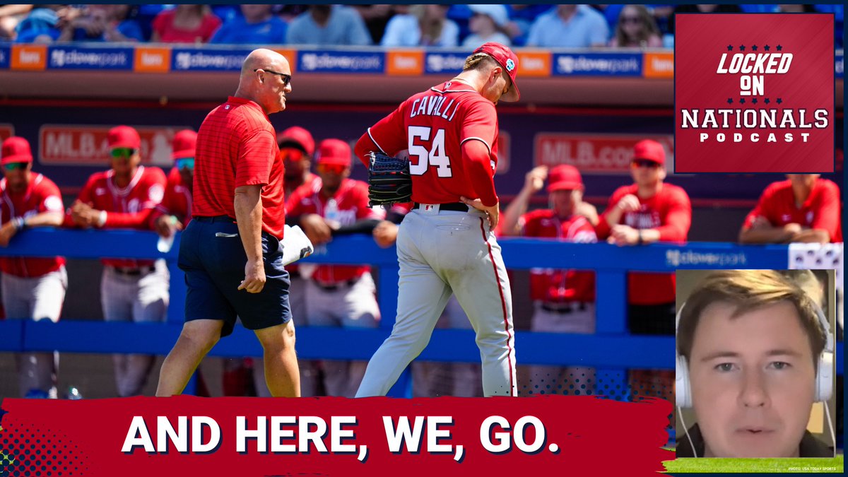 3.14.23 Locked On Nats is LIVE!

⚾️Cade Cavalli suffers an injury, & it doesn't look good
⚾️If it's a long term injury, who could the Nats replace him with?
⚾️ @DannyNokes on Keibert Ruiz's extension

linktr.ee/LockedOnNation…