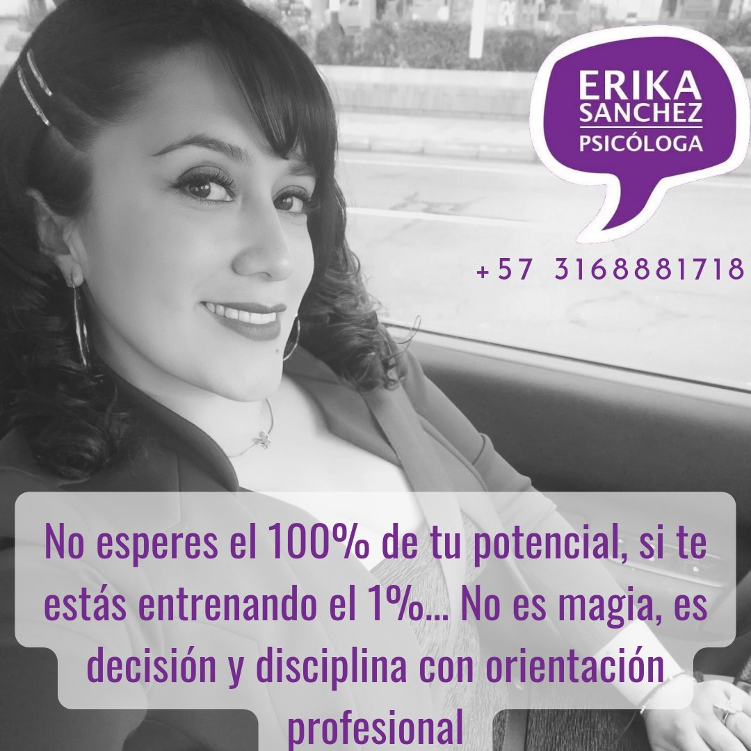 No esperes el 100% de tu potencial, si te estás entrenando el 1%... No es magia, es decisión y disciplina con orientación profesional: 
lnkd.in/eUkyEzbv
#psicologia
#entrenamiento
#saludyexito
#frasedeldia