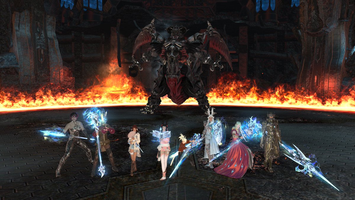 LarothS's tweet photo. CLEARED A HECKING ULTIMATE LETS GOOOOO #FFXIV #ultimatelegend https://t.co/ZrGEOrJBhE