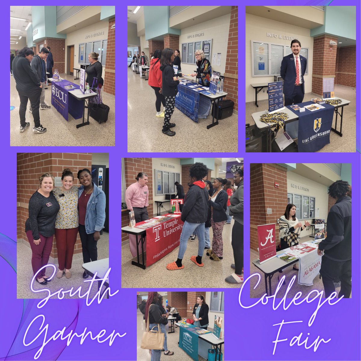 Excellence on Purpose through Effort means taking advantage of post-secondary planning opportunities. Thank you
<a href="/ECUAdmissions/">ECU Admissions</a>
<a href="/UNCG/">UNCG</a> 
<a href="/uncwadmissions/">UNCW Admissions</a>
<a href="/StAndrewsUniv/">St. Andrews University</a>
<a href="/admissionsTU/">Temple Admissions</a>
@AppAdmissions
@UABMedAdmission
@UA_Admissions 
for the R3NC Mini College Fair for our students.