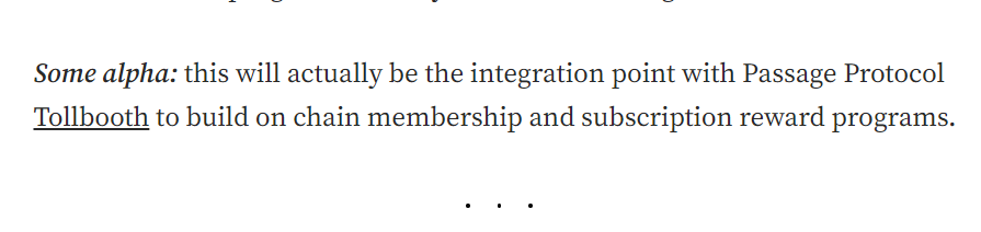 One of the quietest and hardest working teams in crypto just continues to launch new products. Can't wait to see streams in action 💦
also, for my frens who skip the assigned reading: