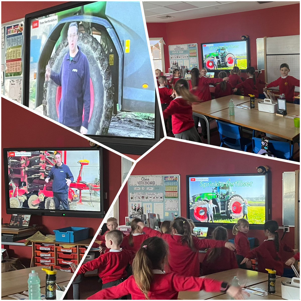 glencairn_ps's tweet image. As part of STEM week, P2 and P3/2 joined in with farm live from @NFUTweets ! We learned all about tractors, how they plant and even how they are connected to space 😱🚜👽🚀🛰️ #STEMWeek2023 #Tractors #FarmLive