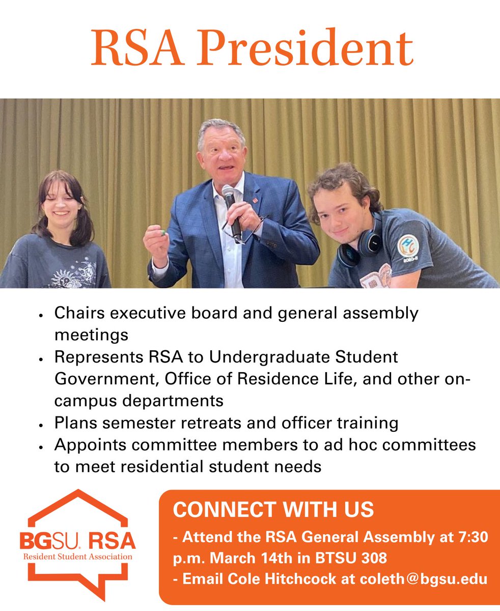 BGSU RSA tweet media