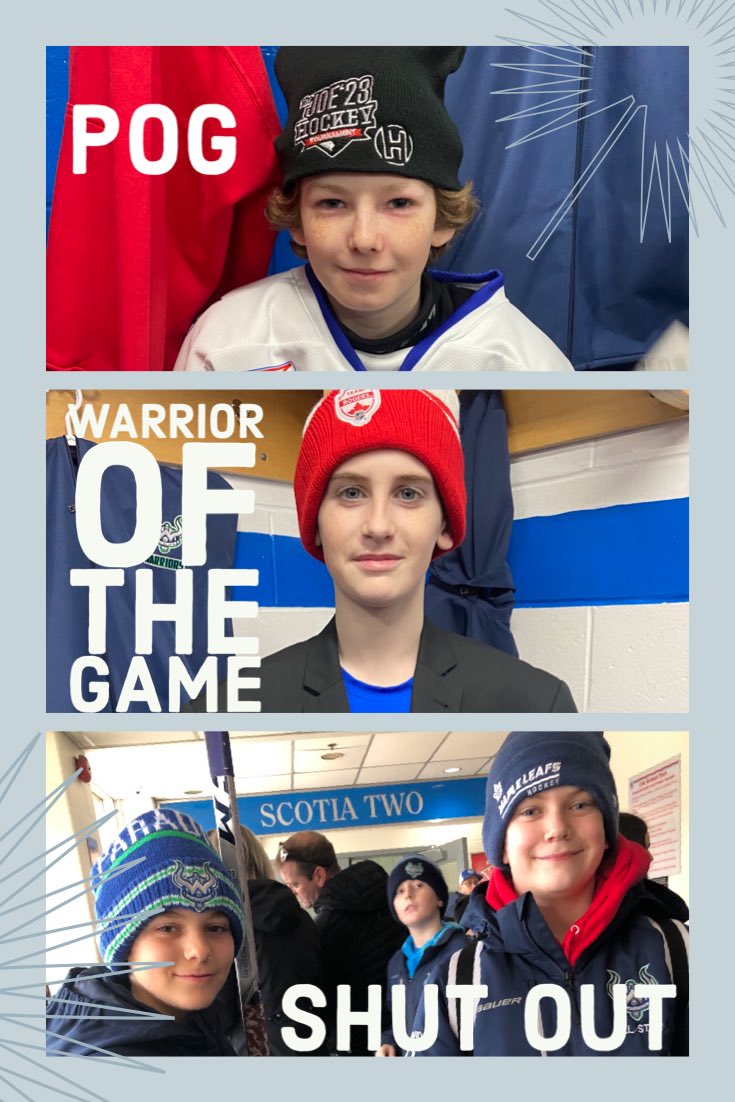 U13B Paradise Warriors 2022-2023 (@u13bwarriors) on Twitter photo The Paradise Warriors secure a win and shut out in Game 1 of The Joe! <a href="/PmhaWarriors/">Paradise Warriors</a> The Paradise Warriors secure a win and shut out in Game 1 of The Joe! <a href="/PmhaWarriors/">Paradise Warriors</a>