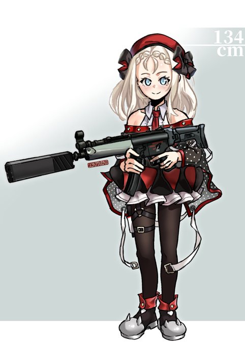 身長134cmの壁役
#MP5 