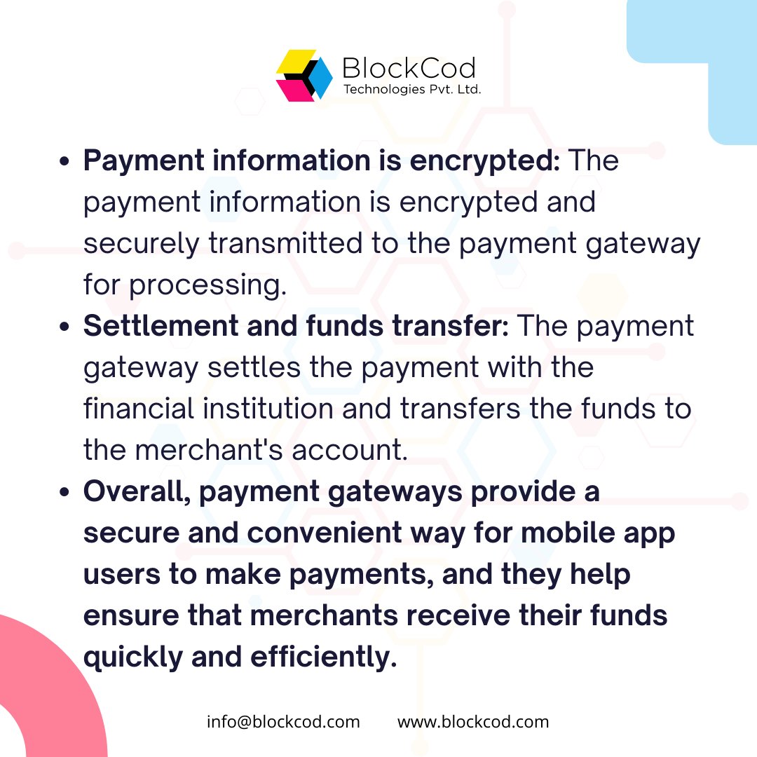 BlockCod_Tech's tweet photo. How do payment gateways work in a mobile app?
Follow @blockcod_tech for more
.
.
.
.
.
.
.
#blockcod #blockcodtechnologies #software #softwarecompany #itcompany #startup #company #information #facts #app #appdevelopment #helpful #news #technology #business #it #socialmedia https://t.co/TGoleaspy6