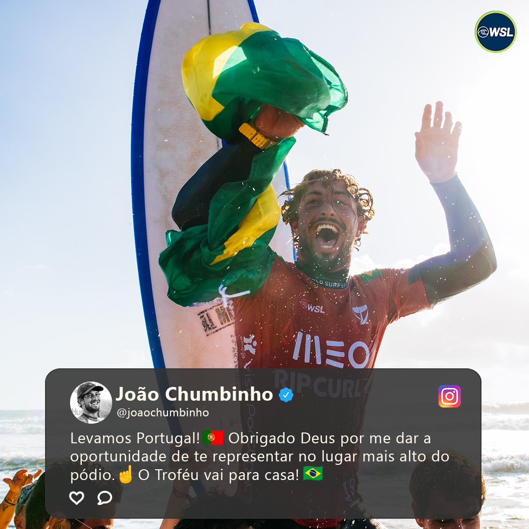 WSLBrasil's tweet photo. Quem não se emocionou assistindo isso daí hoje está completamente doente. 😭🇧🇷 #WSLBrasil https://t.co/vr2foanItQ