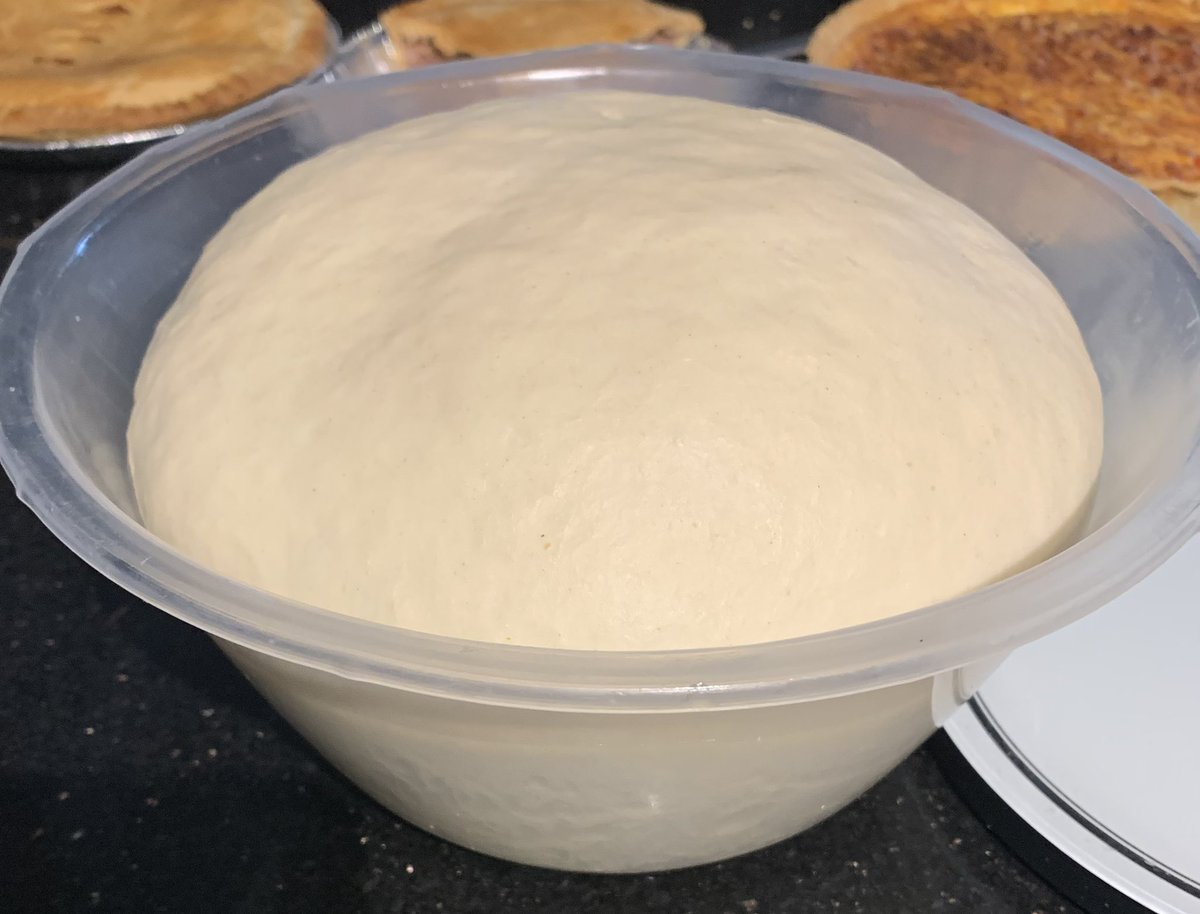 Rob_C_Allen's tweet photo. #DevonshireSplits just made 3 up ready to eat, I’ll do the others fresh, as required. Instead of 10, I only did 8, 4 of each round & elongated. Filled with jam, whipped cream and dusted with sugar snow. #TwitterBakeAlong https://t.co/aRq5J3CGVE